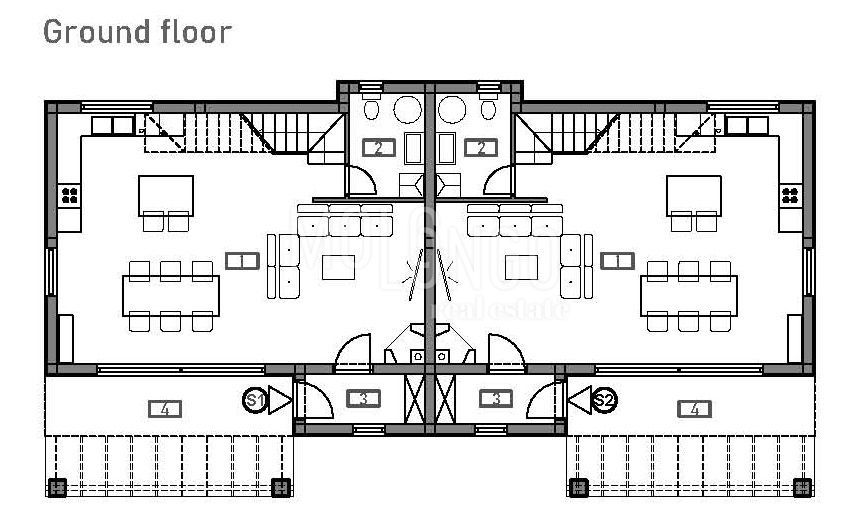 MALINSKA, casa bifamiliare 140 m2 con piscina!