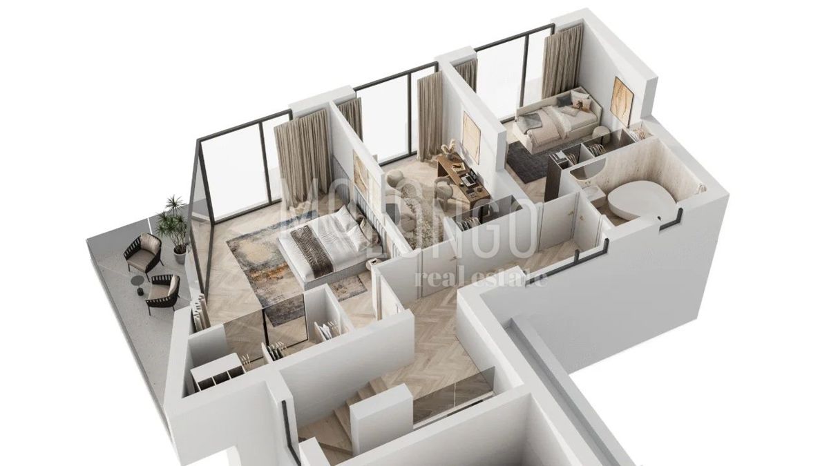 Appartamento/appartamento Kostrena, 75,90m2