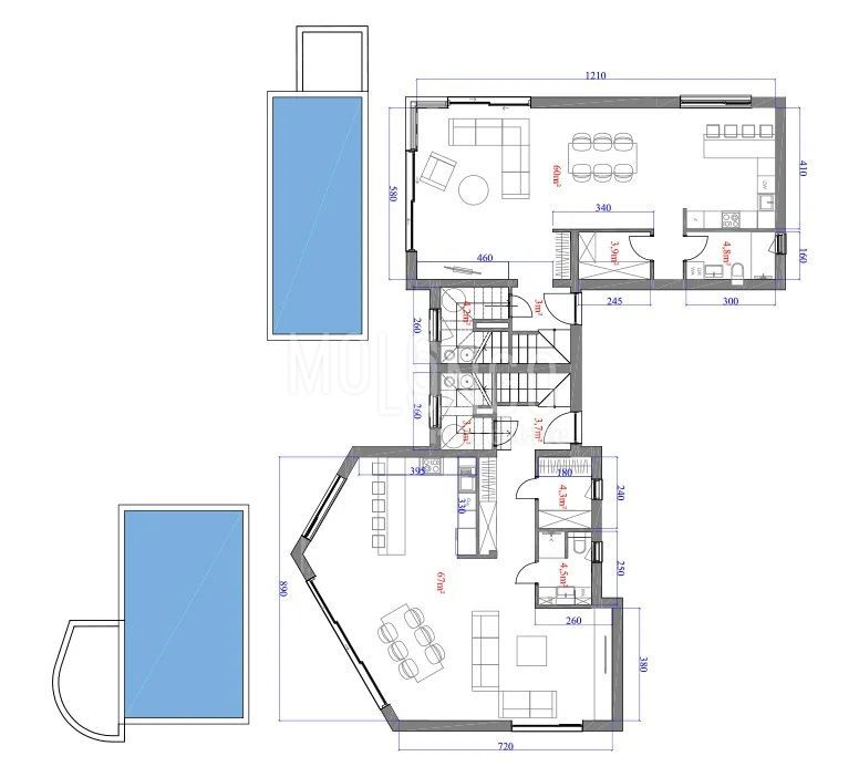 Appartamento/appartamento Kostrena, 75,90m2
