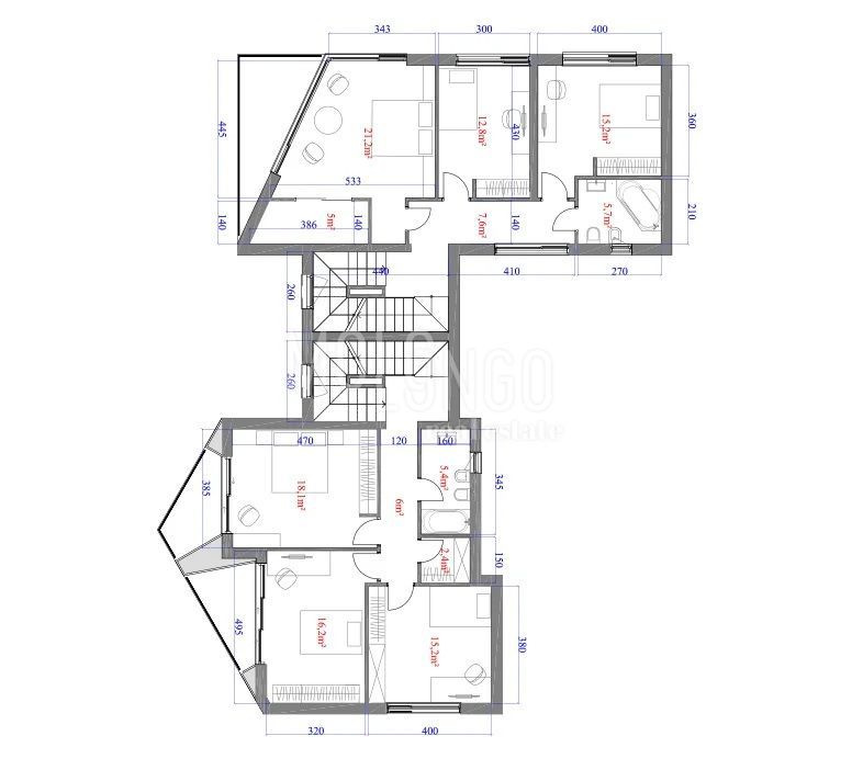 Appartamento/appartamento Kostrena, 75,90m2
