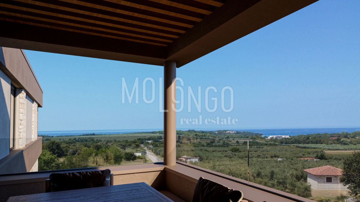 ISTRA, VABRIGA - Penthouse s panoramskim pogledom na more