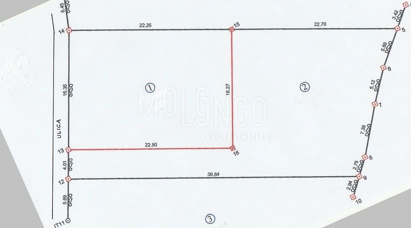 Terreno Klenovica, Novi Vinodolski, Da, 365m2