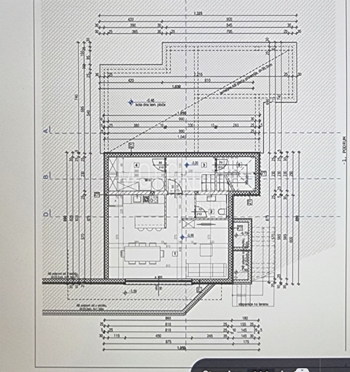Terreno Trsat, Rijeka, 1.278m2
