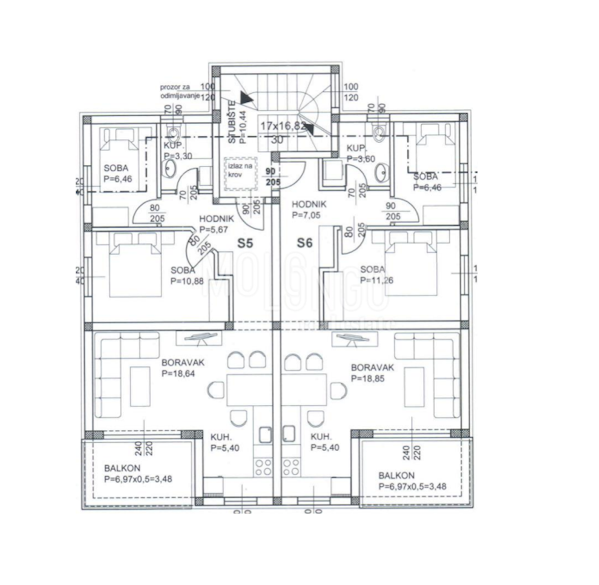 Appartamento/appartamento Ledenice, Novi Vinodolski, 1m2