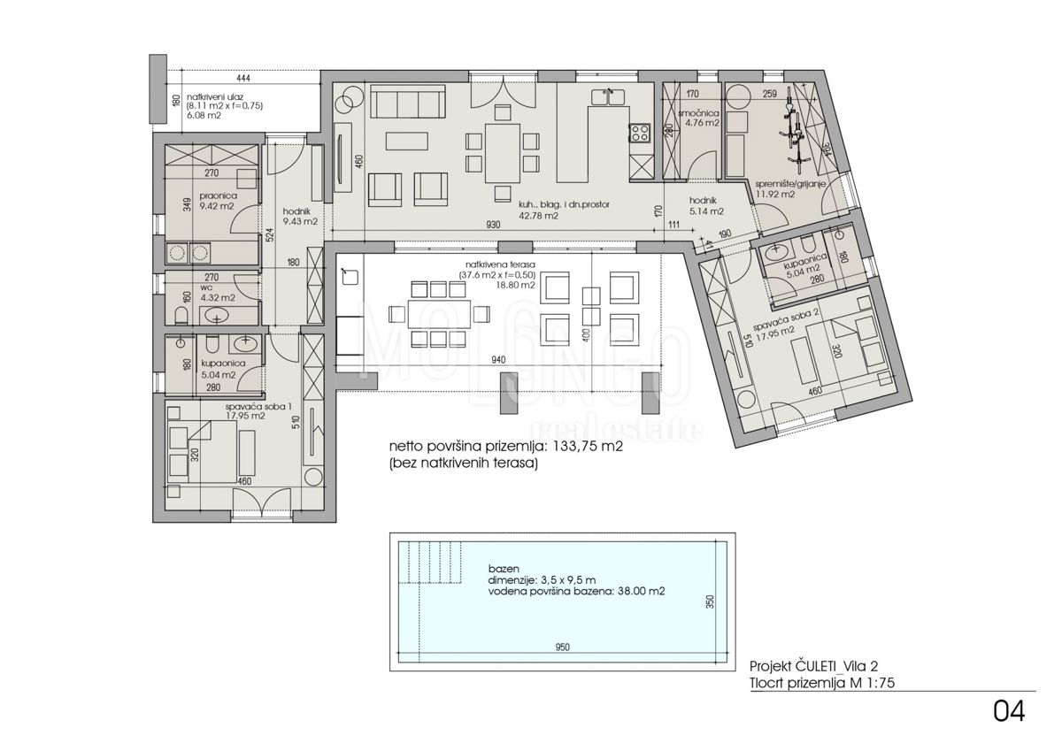 Terreno Gračišće, 1.384m2