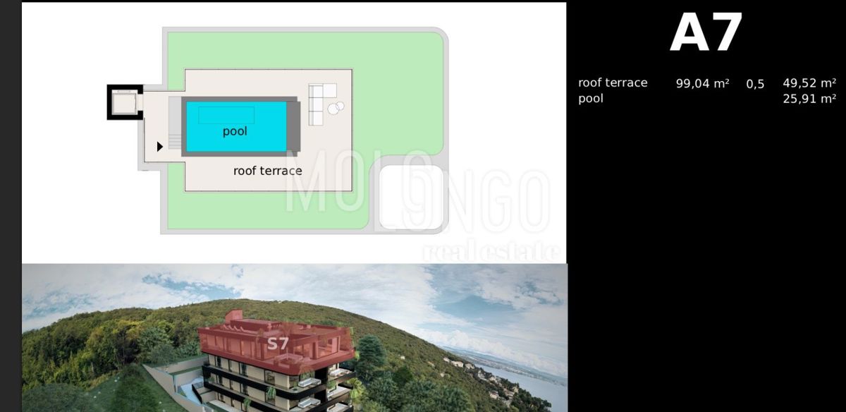 Appartamento/appartamento Ičići, Opatija - Okolica, 118,67m2