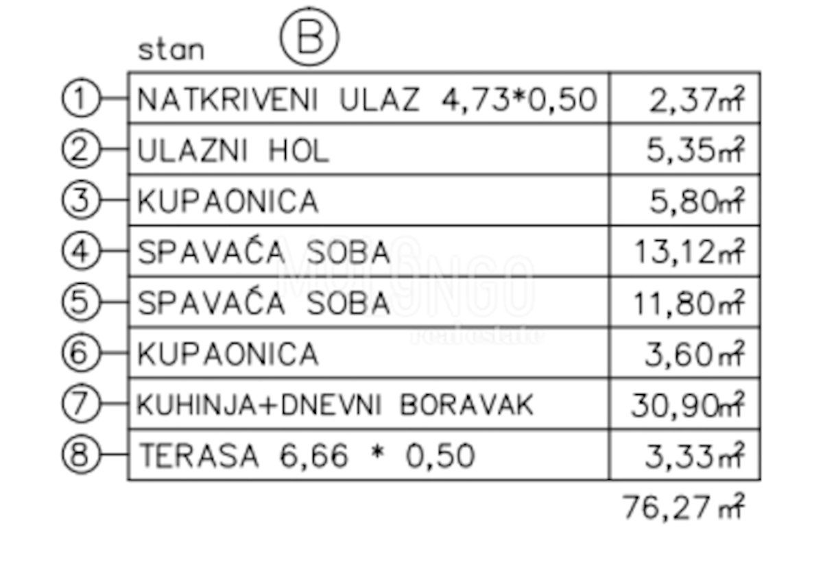 Appartamento/appartamento Poreč, 36,93m2