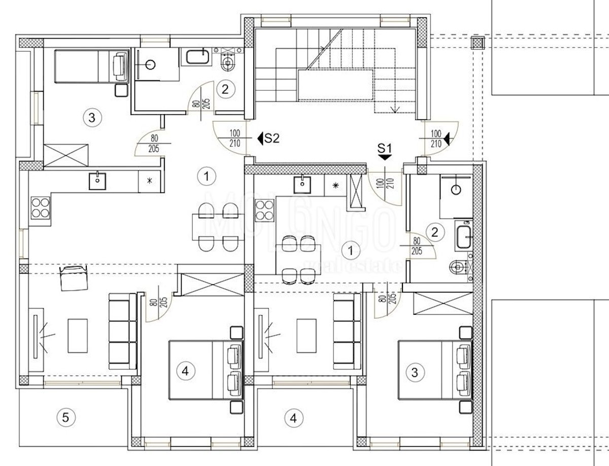 Appartamento/appartamento Šikići, Pula, 40m2