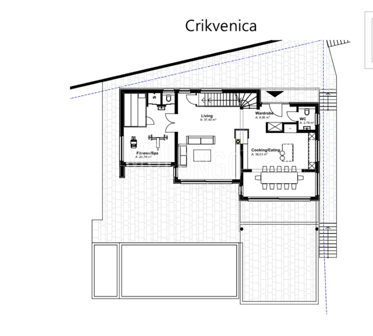 Casa Crikvenica, 1m2