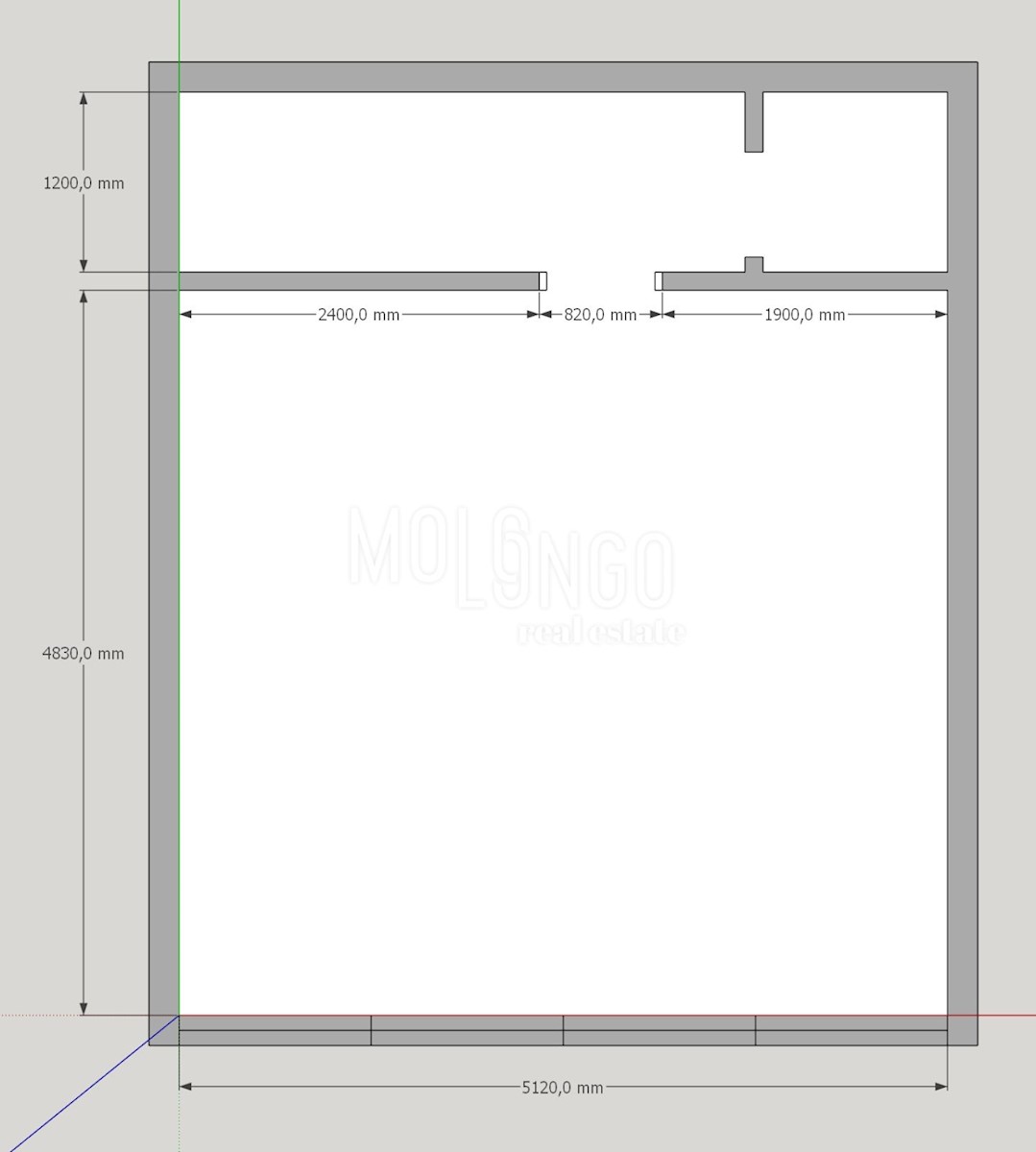 Commerciale Pećine, Rijeka, 50,30m2