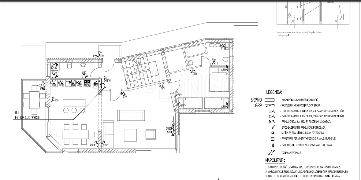 Terreno Liganj, Lovran, 601m2