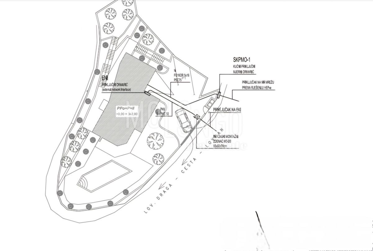 Terreno Liganj, Lovran, 601m2