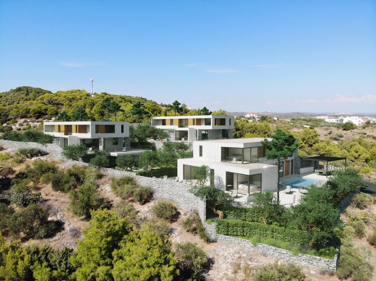 Vodice, villa di lusso con piscina e vista