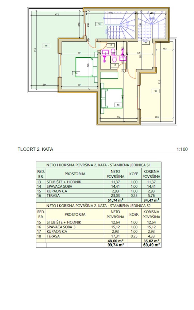 Srima, casa bifamiliare vicino alla spiaggia-S1