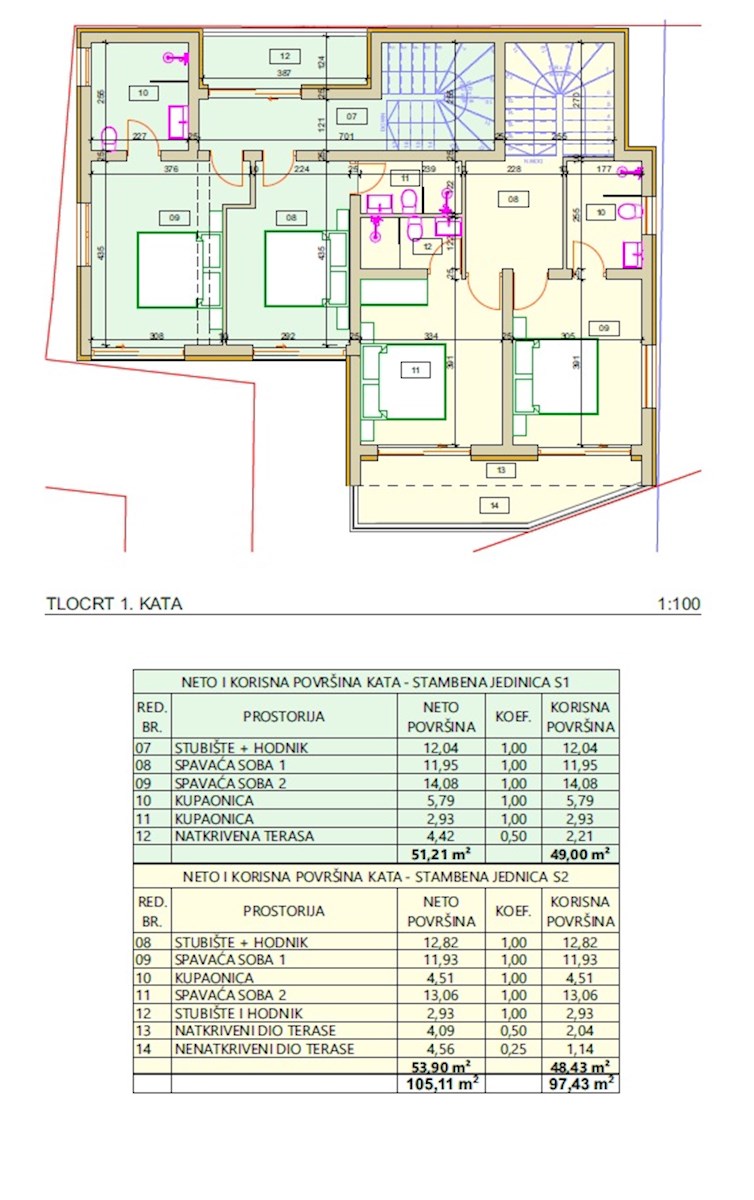 Srima, casa bifamiliare vicino alla spiaggia-S1