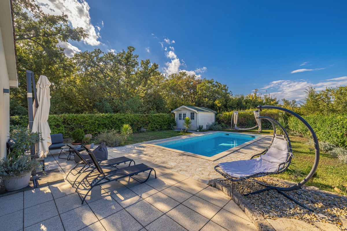 ISOLA DI KRK - Casa con piscina e vista mare