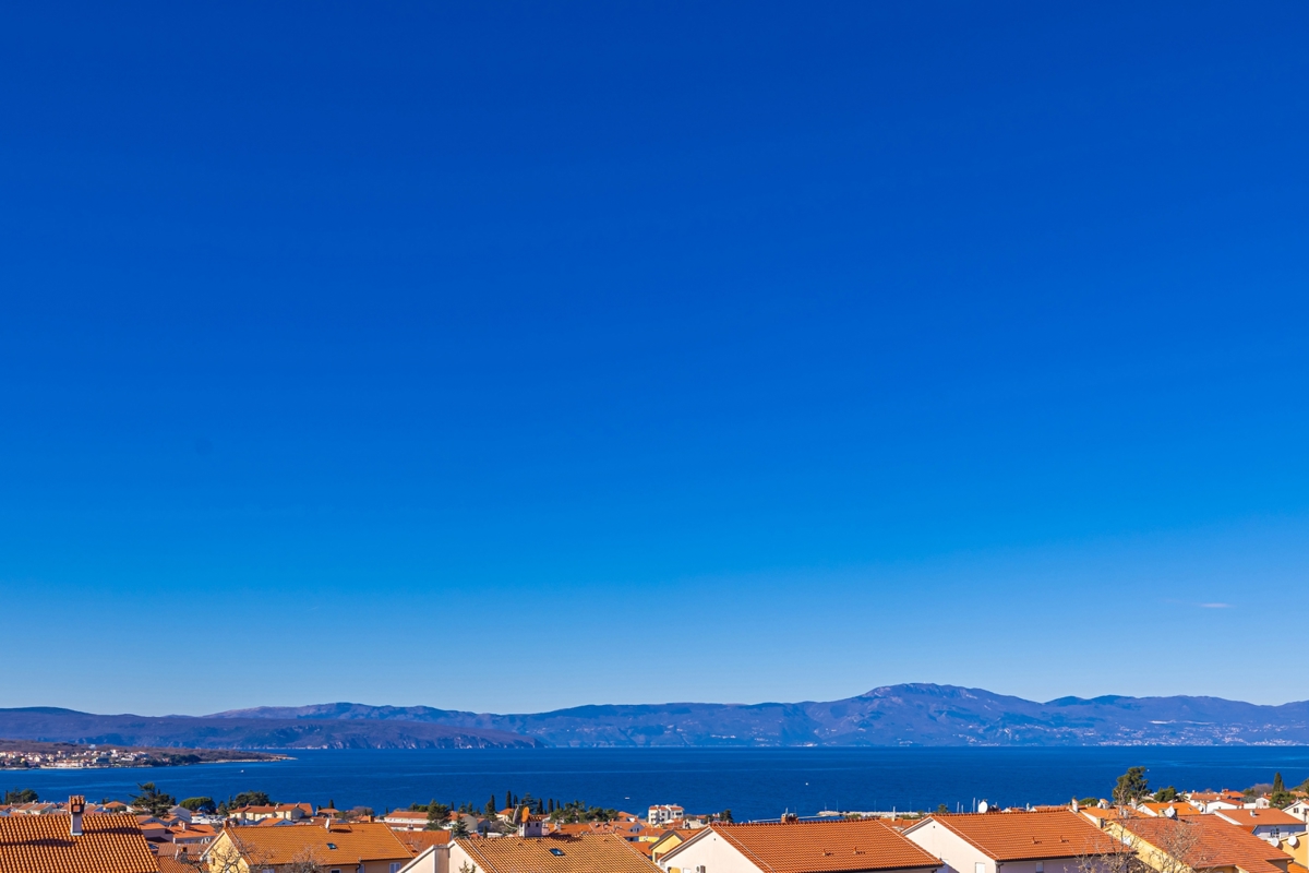 MALINSKA - Appartamento con due camere da letto con vista panoramica