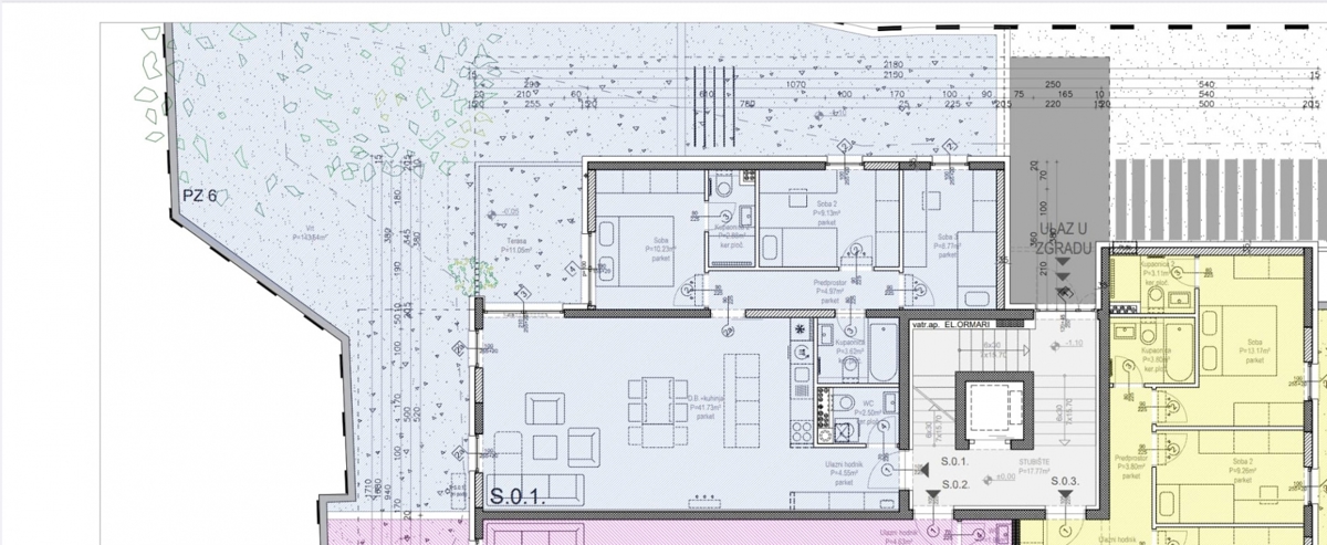 MAKSIMIR, Jordanovac - Appartamento premium con tre camere da letto al piano terra con giardino privato e garage