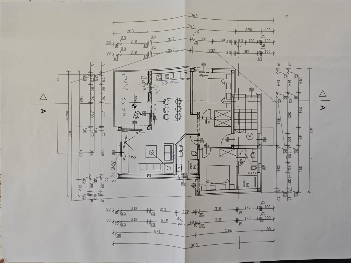 ISOLA DI KRK, ŠILO - Appartamento al piano terra a 100 metri dal mare