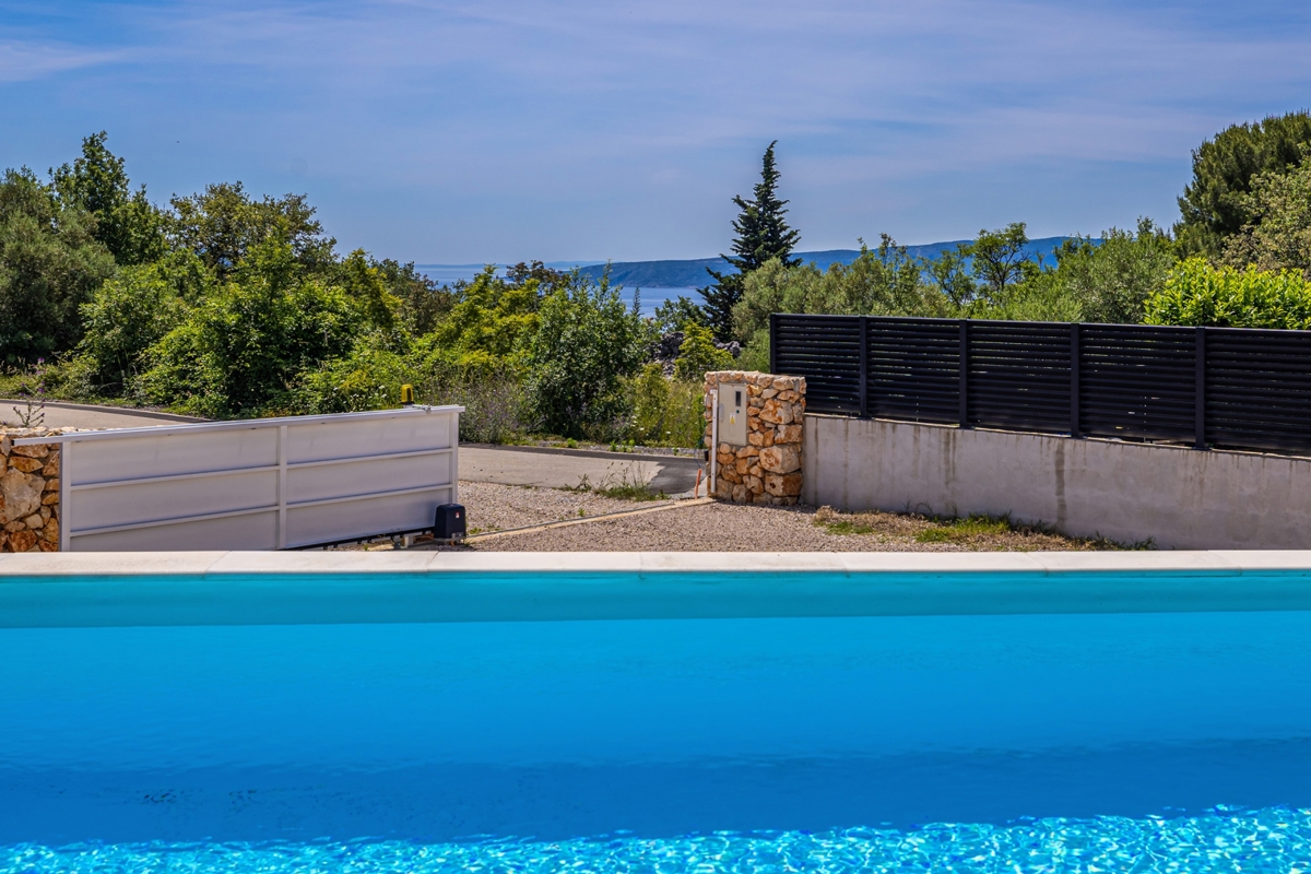 ISOLA DI KRK, Šotovento - Villa moderna di lusso con piscina e vista mare 