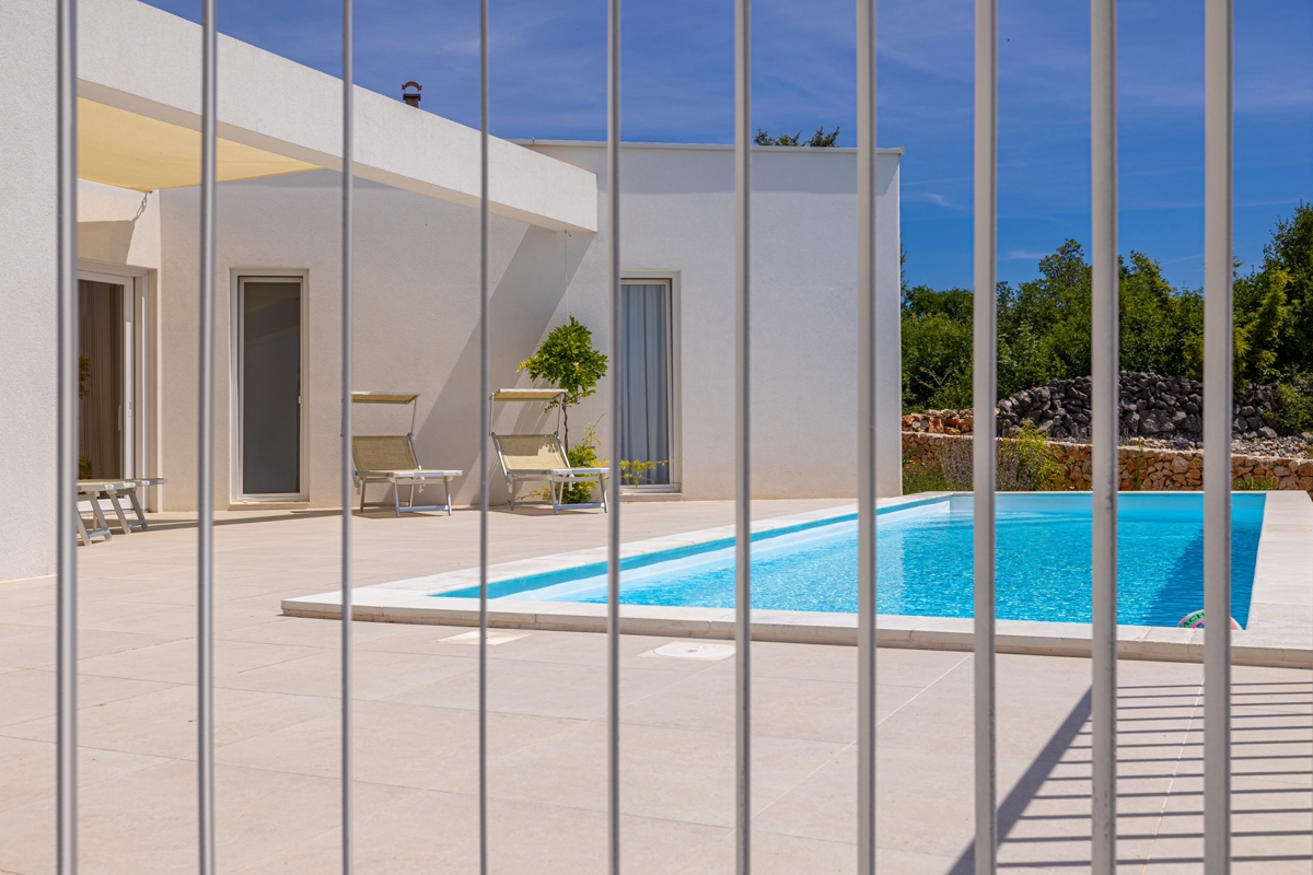 ISOLA DI KRK, Šotovento - Villa moderna di lusso con piscina e vista mare 
