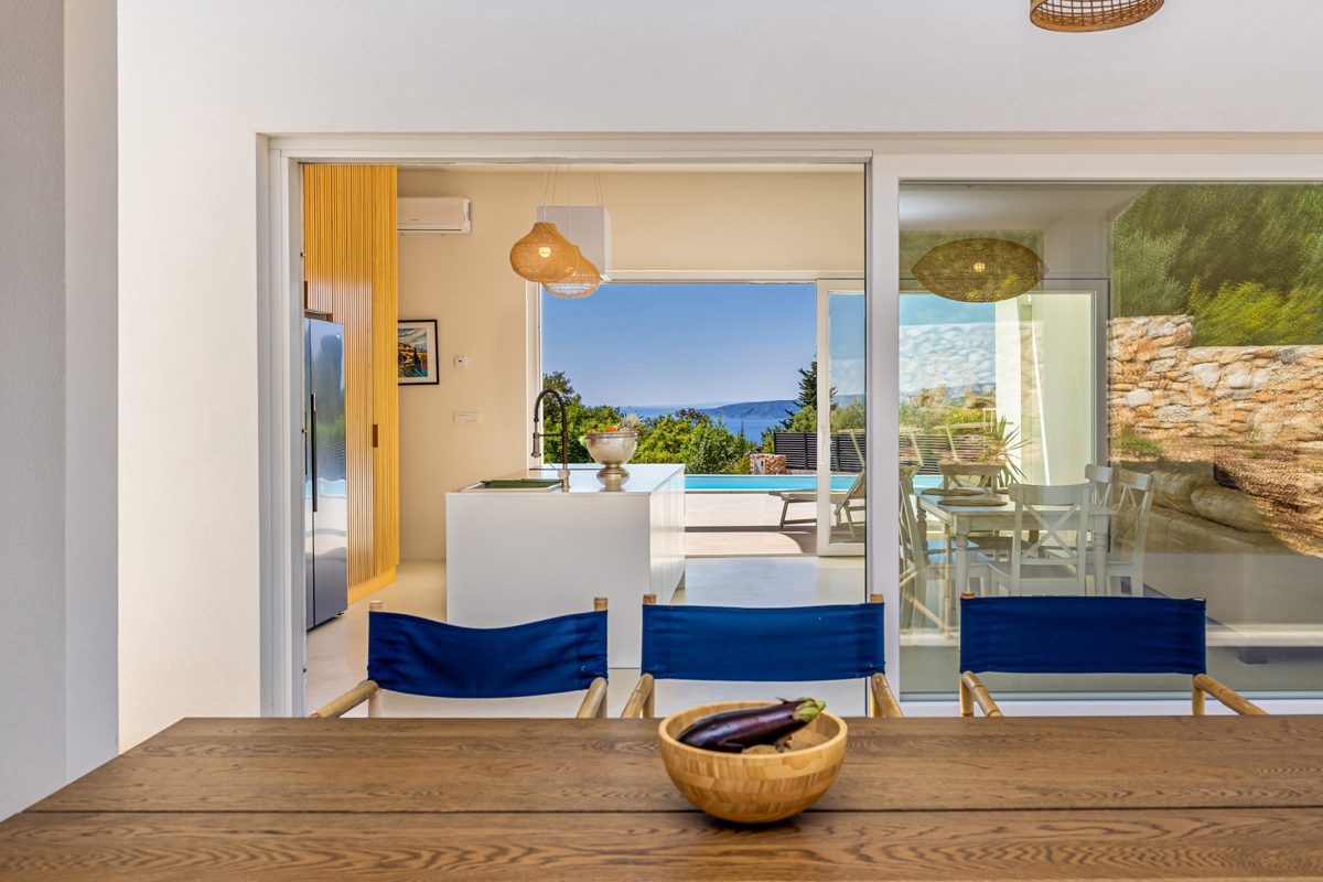 ISOLA DI KRK, Šotovento - Villa moderna di lusso con piscina e vista mare 