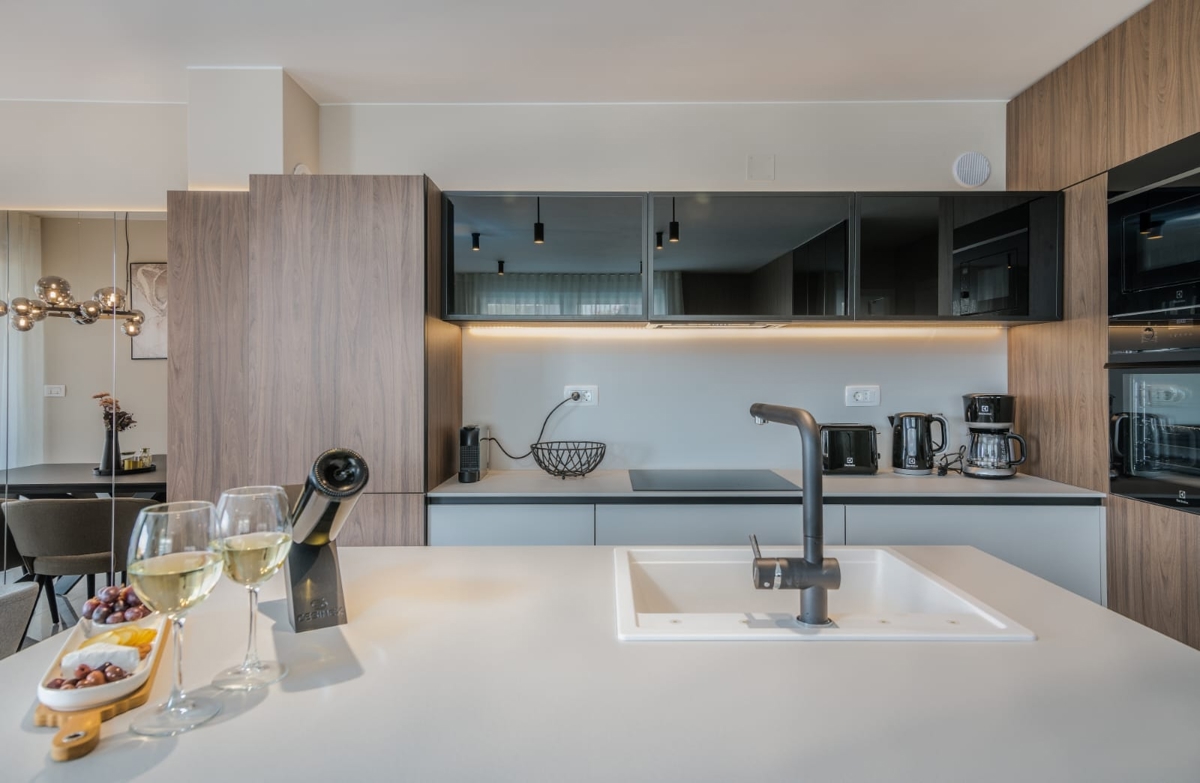 MALINSKA - Appartamento di lusso con piscina vicino al mare
