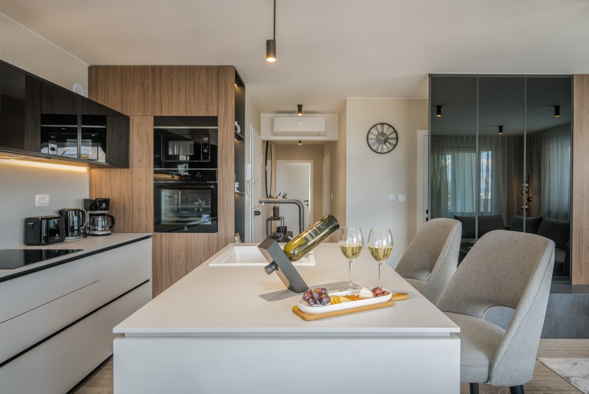 MALINSKA - Appartamento di lusso con piscina vicino al mare