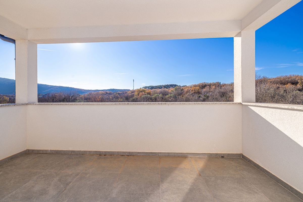 VRBNIK - Casa prefabbricata con vista mare