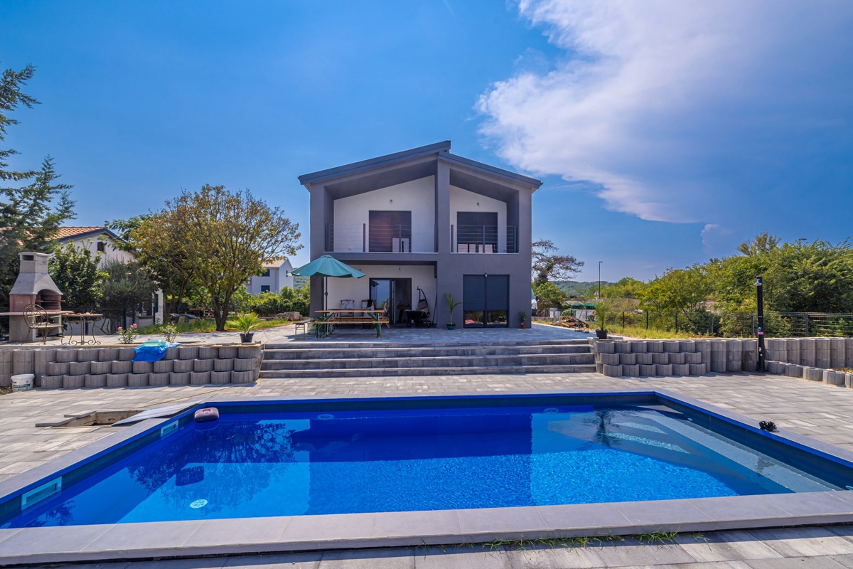 ISOLA DI KRK, VRBNIK - Villa di lusso con piscina e vista mare