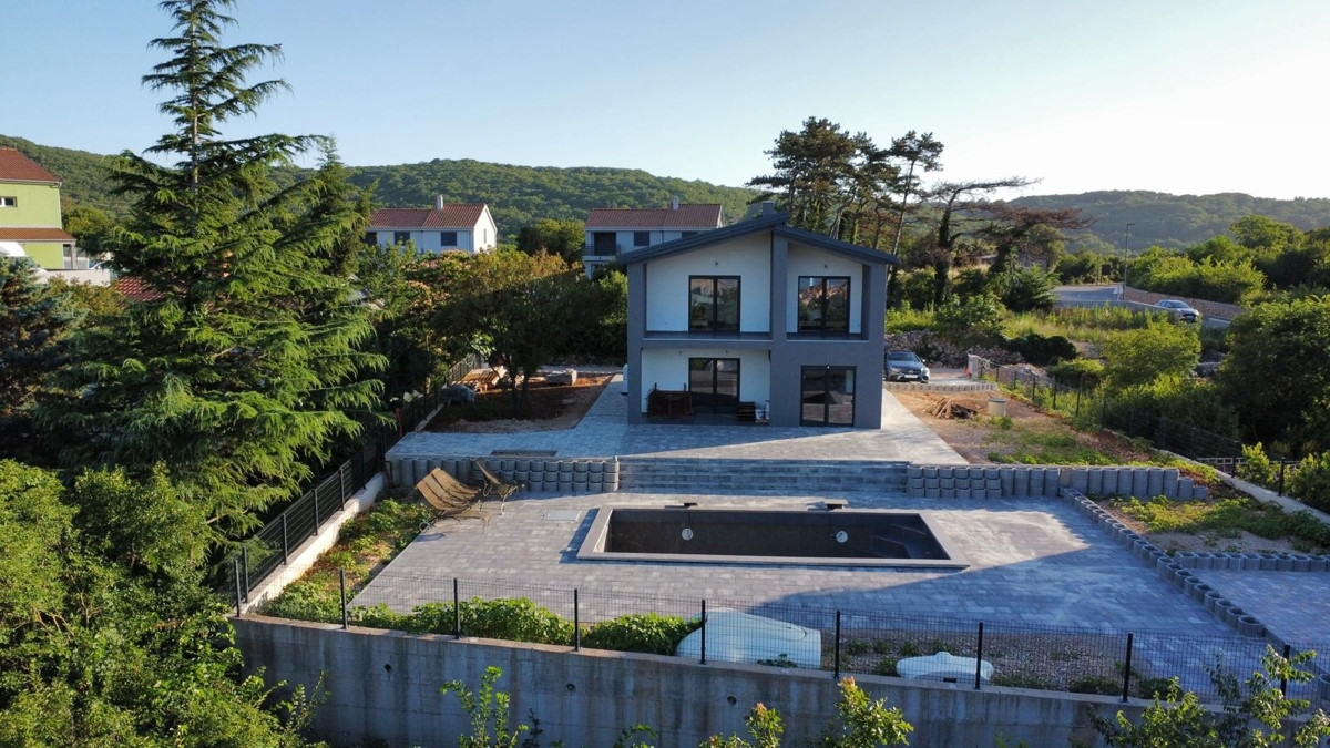 ISOLA DI KRK, VRBNIK - Villa di lusso con piscina e vista mare
