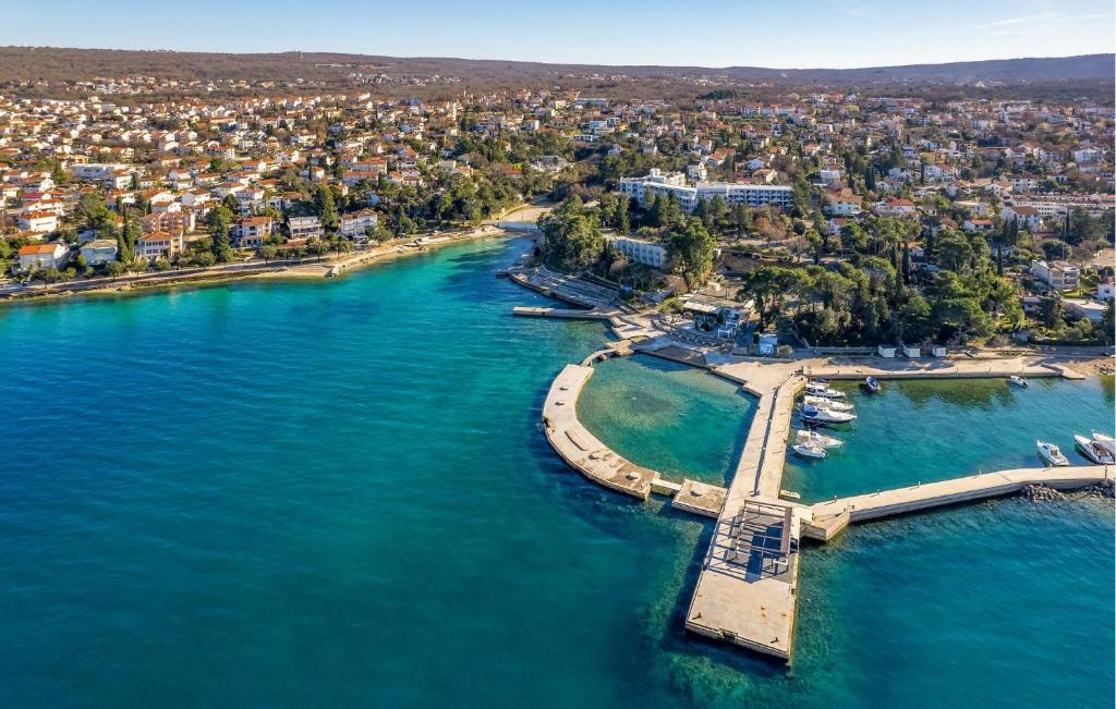 ISOLA DI KRK, MALINSKA - Villa prima fila al mare
