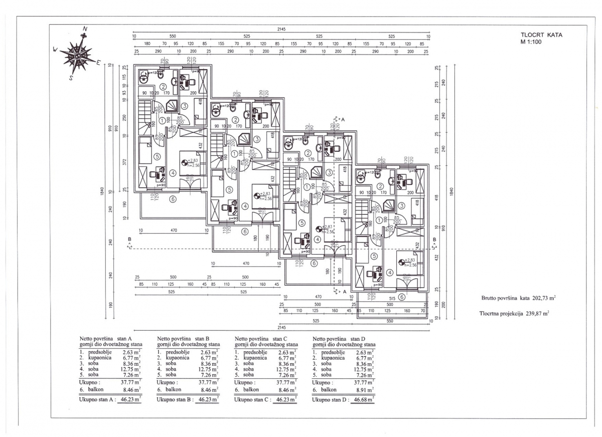 RIJEKA, ŠKURINJE - Casa a schiera con tre camere da letto