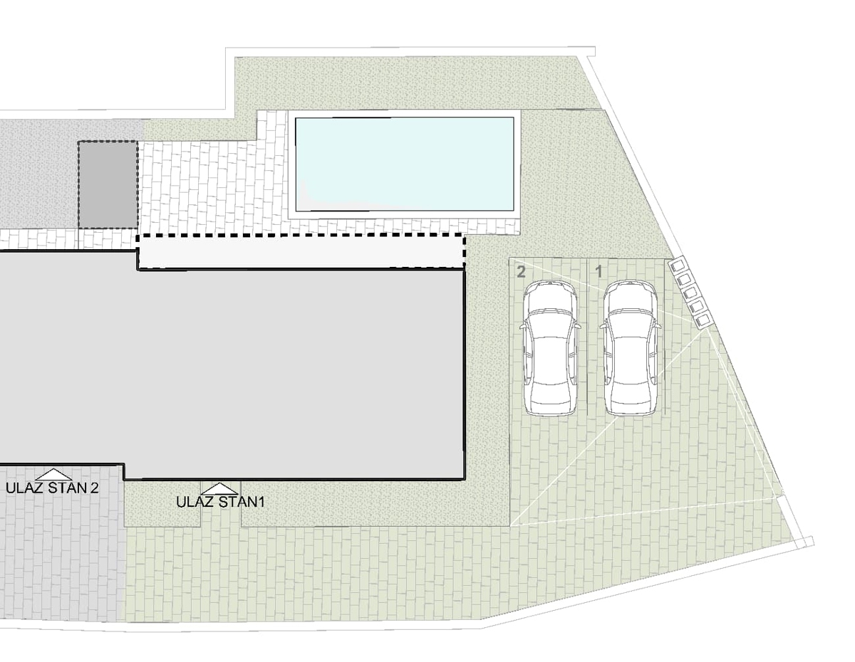 Zona Malinska - Casa bifamiliare con piscina riscaldata