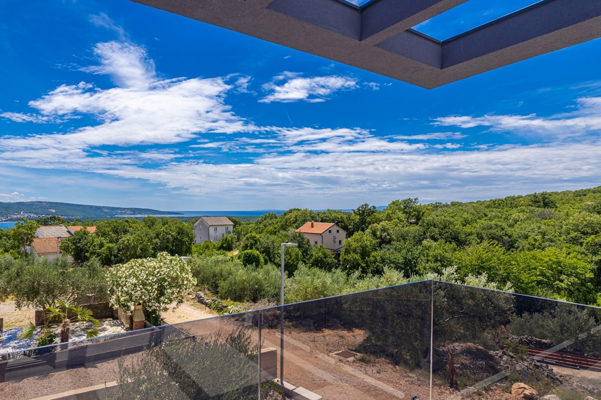 ISOLA DI KRK - Moderna villa di lusso con piscina e vista mare