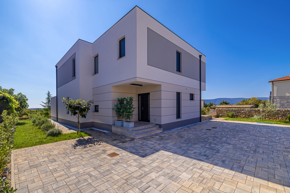 L'ISOLA DI KRK, la zona più ampia della città di Krk - Villa di lusso con vista sul mare