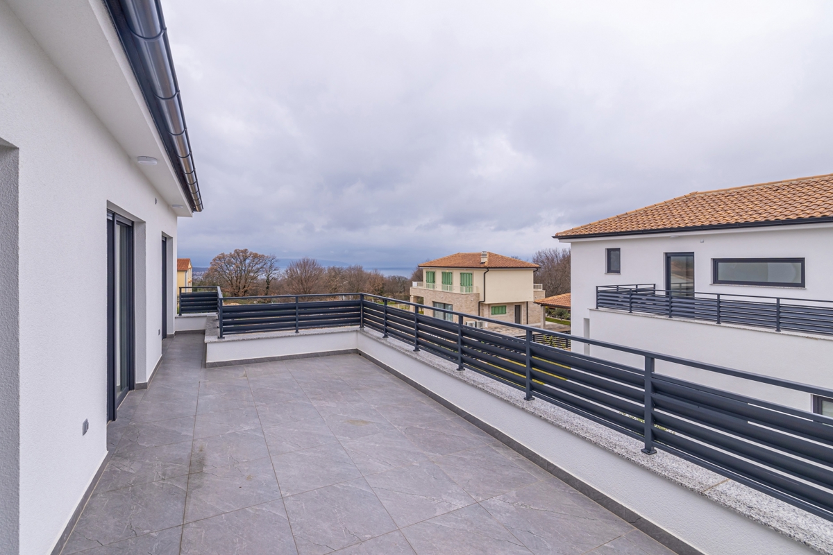 ISOLA DI KRK, vicinanze Malinska - Casa di lusso con piscina e vista mare