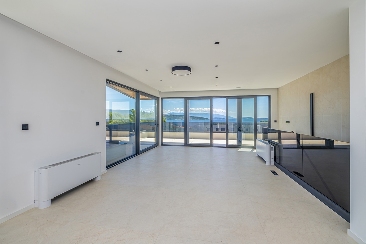 Città di Krk - Attico di lusso con vista panoramica e piscina