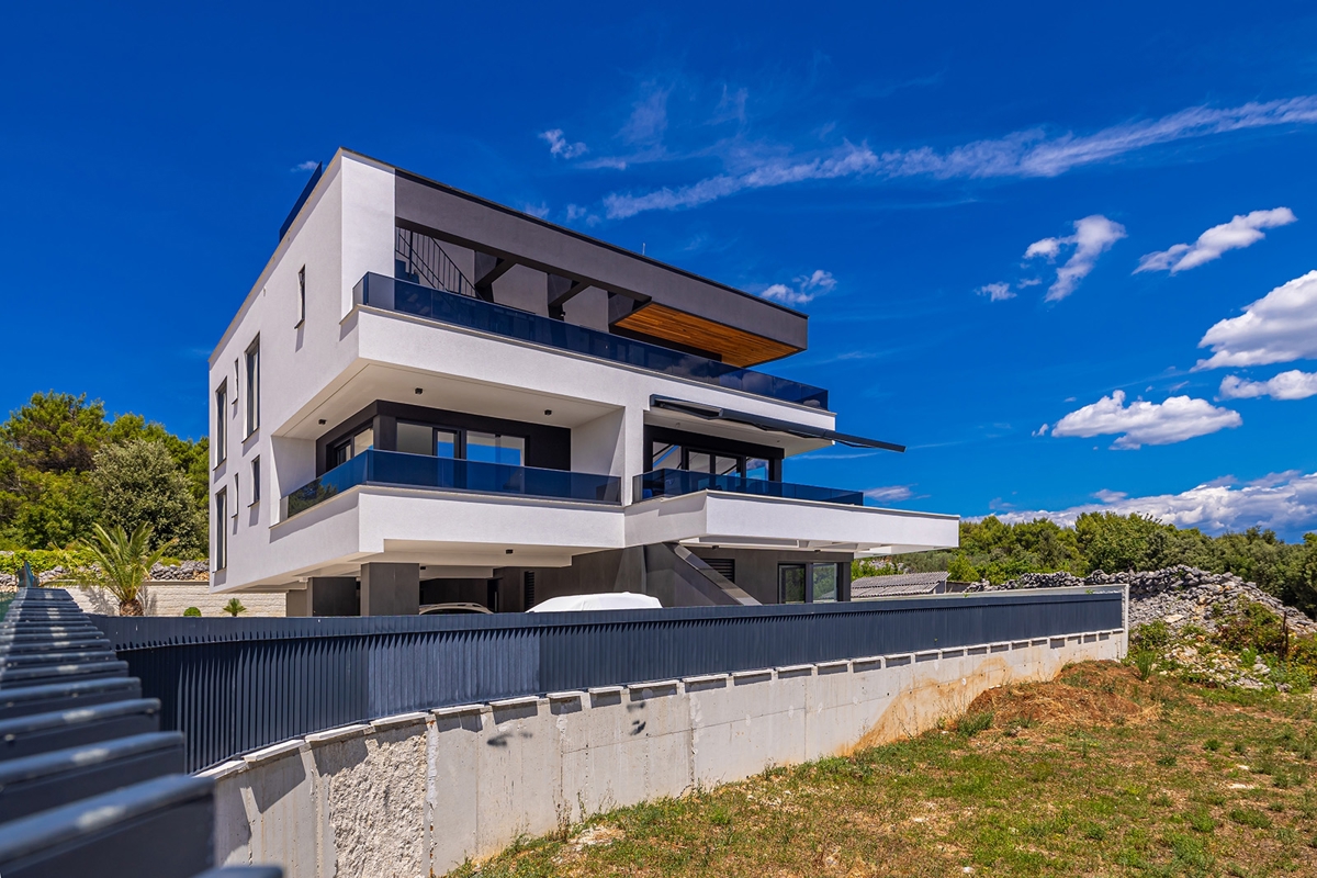 Città di Krk - Attico di lusso con vista panoramica e piscina