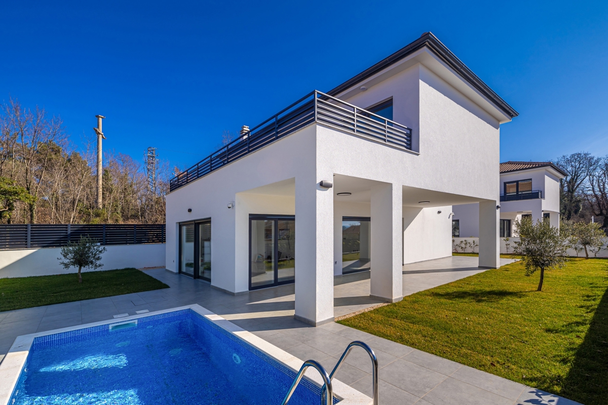 ISOLA DI KRK, vicinanze Malinska - Casa di lusso con piscina e vista mare