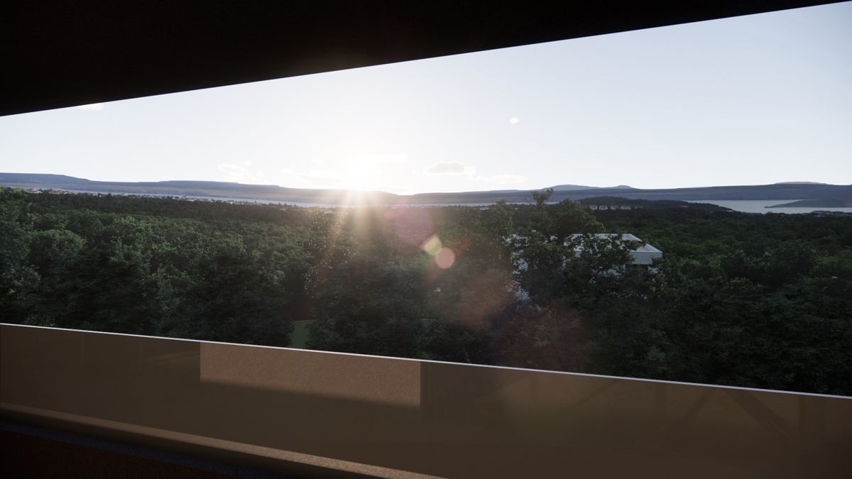 Jadranovo - Appartamento con due camere da letto, ampia terrazza e vista mare