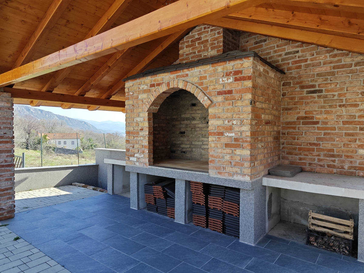 Bribir - Casa in pietra ristrutturata con piscina