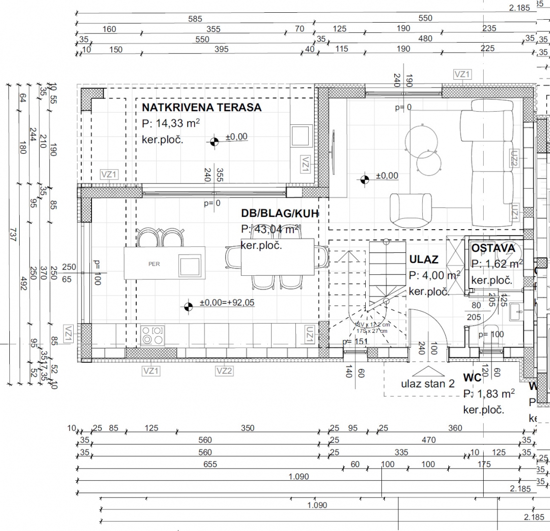 Malinska e dintorni - Casa bifamiliare rustica con piscina