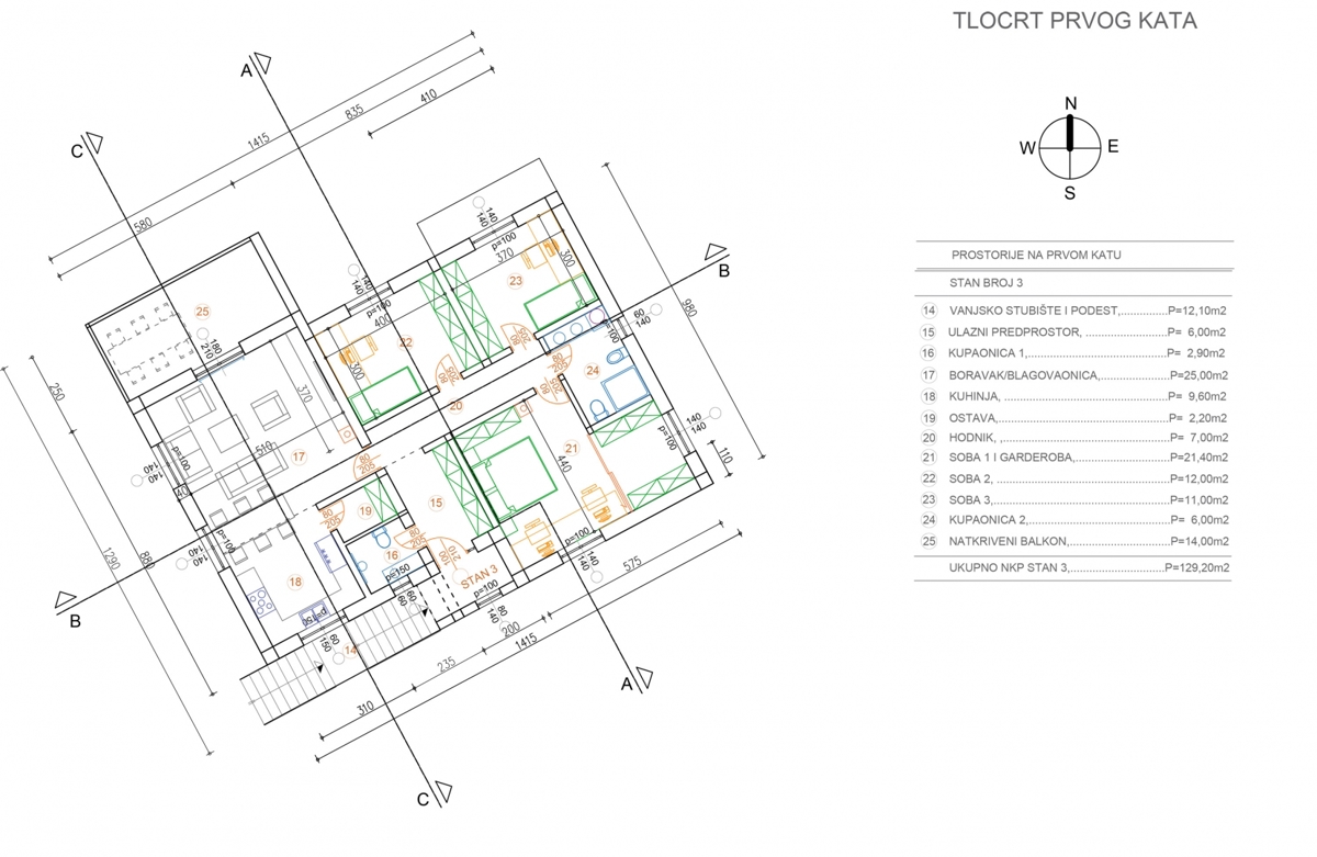 Appartamento Žegoti, Kastav, 39m2
