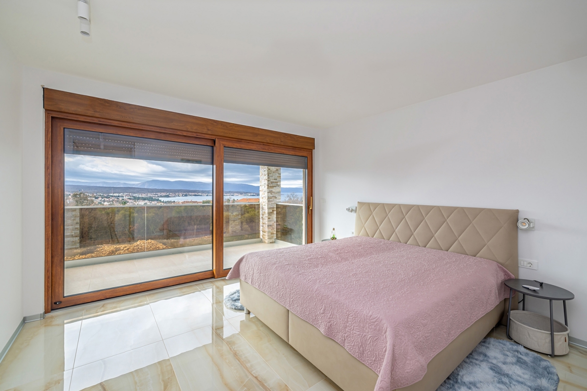 MALINSKA - Villa di lusso con vista panoramica sul mare