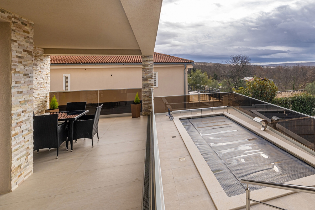 MALINSKA - Villa di lusso con vista panoramica sul mare