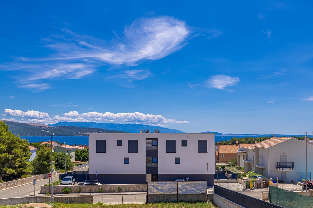 Città di Krk - Lussuoso monolocale con vista mare