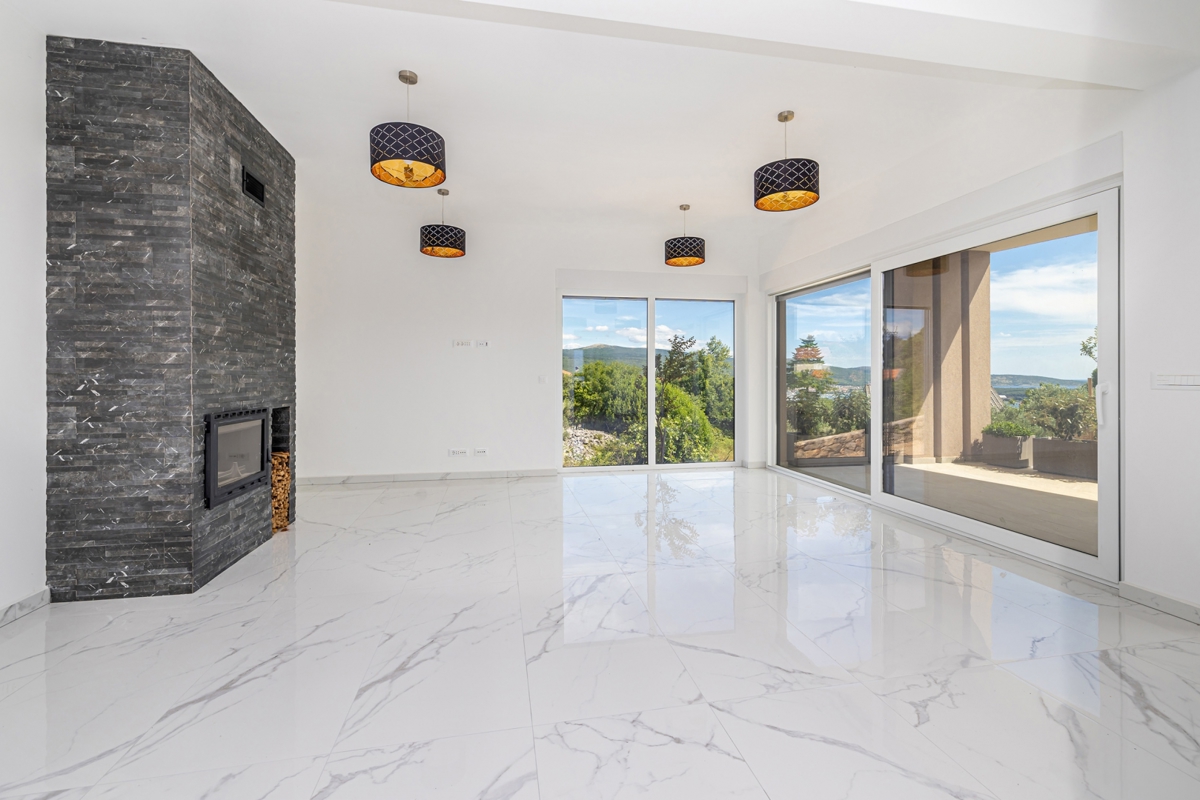 ISOLA DI KRK, dintorni della città di Krk - Villa di lusso con vista panoramica sul mare