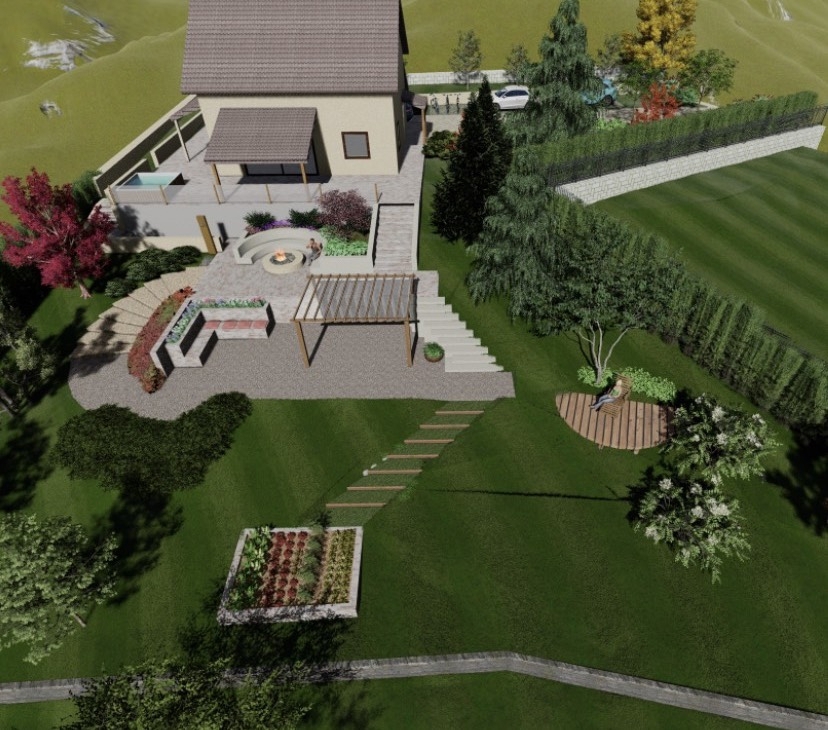 FUŽINE - Terreno con progetto e concessione edilizia
