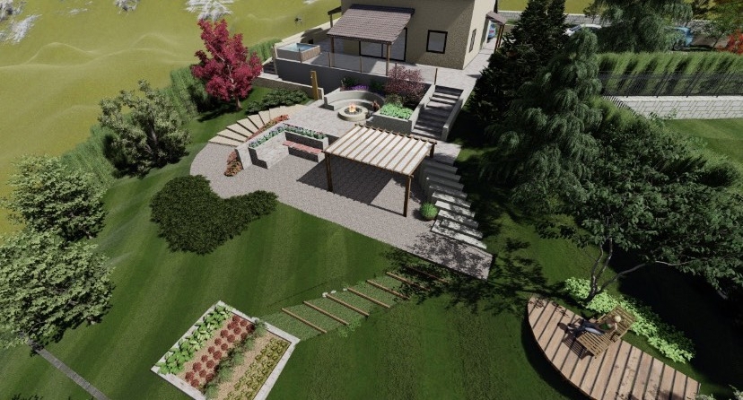 FUŽINE - Terreno con progetto e concessione edilizia